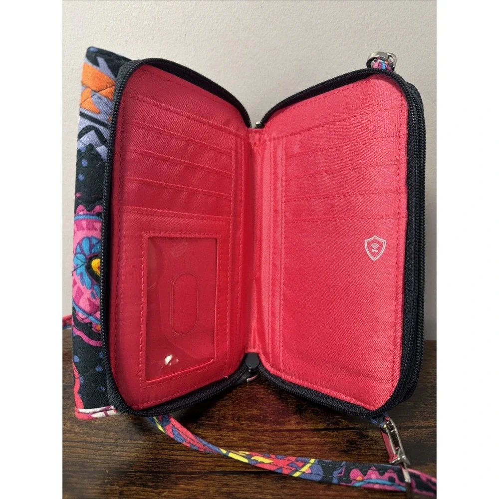 Vera Bradley RFID All in One Crossbody‎ Bag, Twilight Paisley RETIRED, 24375-K01